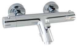 Termostatick vaov batria Steno TE 1644  chrm, bez prsluenstva, rozte 150 mm