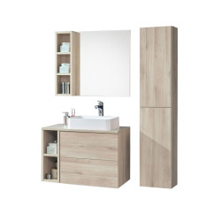 Aira, kpeov skrinka 81 cm, Multidecor, White Loft Pine