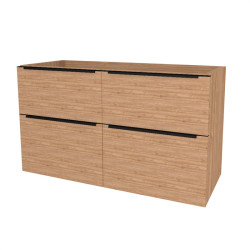 Mailo, kpeov skrinka 121 cm, iern madlo, Multidecor, Light Select Walnut