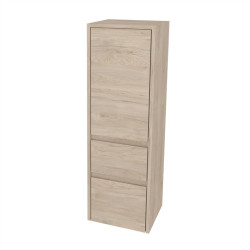 Opto kpeov skrinka vysok 125 cm, av otvranie, Multidecor, Light Rock Hickory