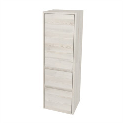 Opto kpeov skrinka vysok 125 cm, av otvranie, Multidecor, White Loft Pine