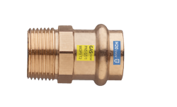 Meden lisovac prechod  18 mm x 1/2  vonkaj zvit