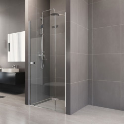 Sprchov dvere, Novea, 110x200 cm, chrm ALU, sklo re, prav prevedenie